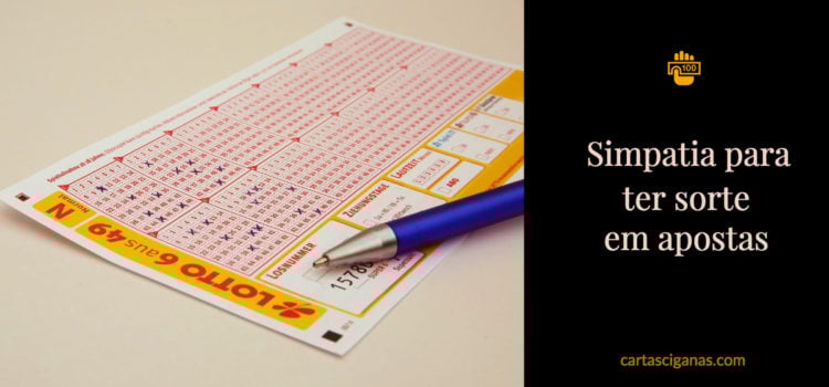 Simpatia para ter Sorte em Apostas Simpatia para ter sorte em apostas
